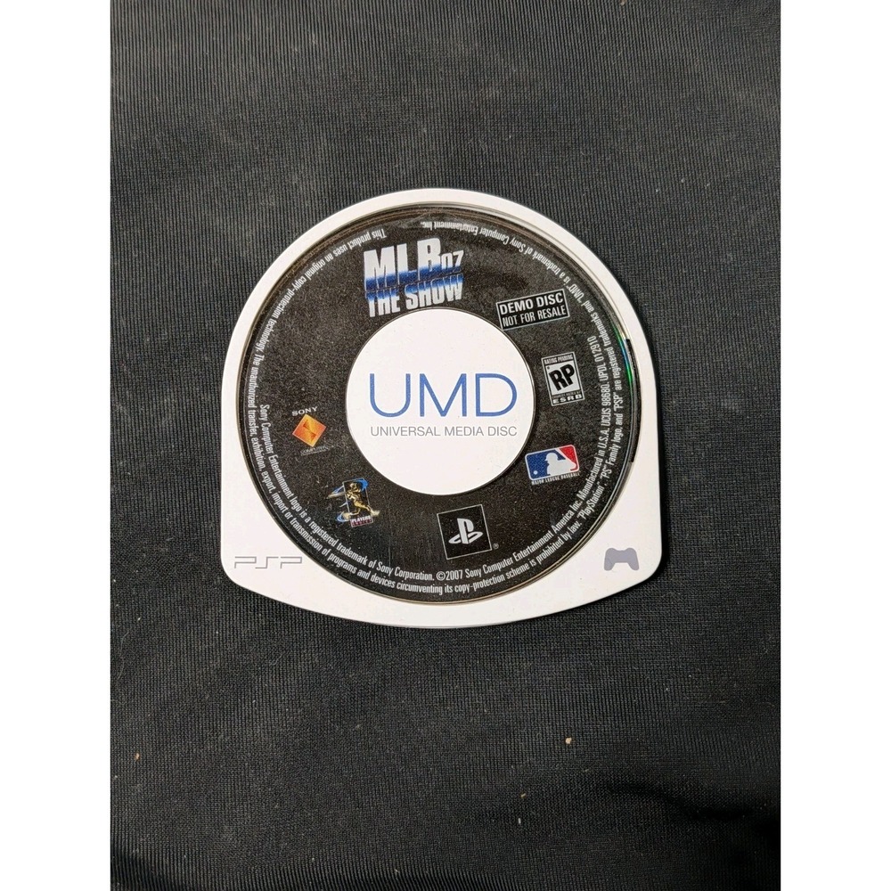 MLB 07 The Show PSP UMD Demo Disc Sony PlayStation Portable Game Collectible